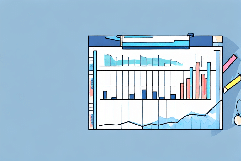 A graph or chart showing budgeting and forecasting data