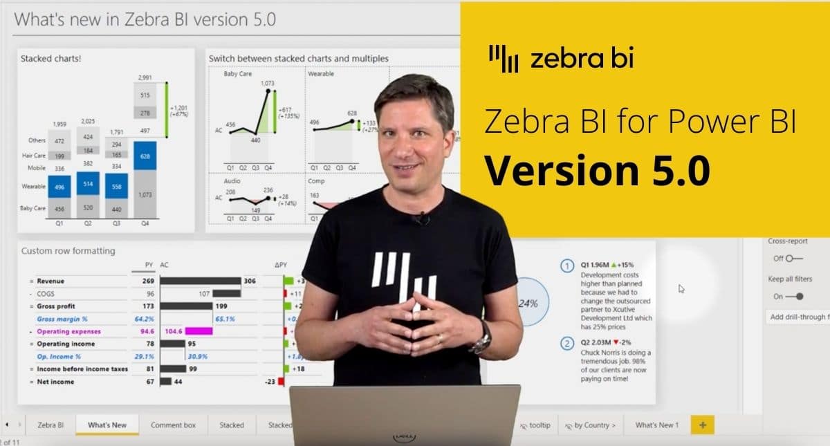 Zebra BI visuals for Power BI 5.0 Version Release
