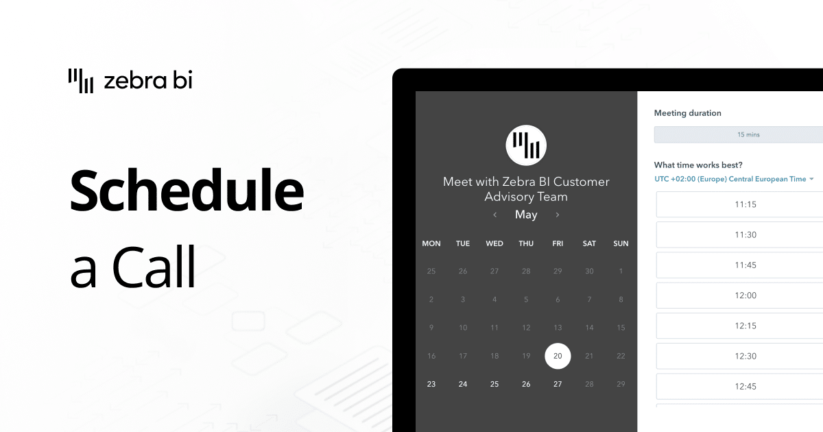 Schedule a call Zebra BI