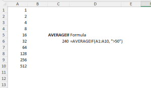 AVERAGEIF Excel formula - Zebra BI